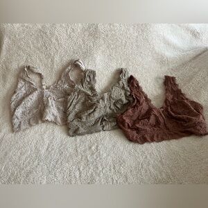 Bundle of 3 Aerie Bralettes in size XLDD